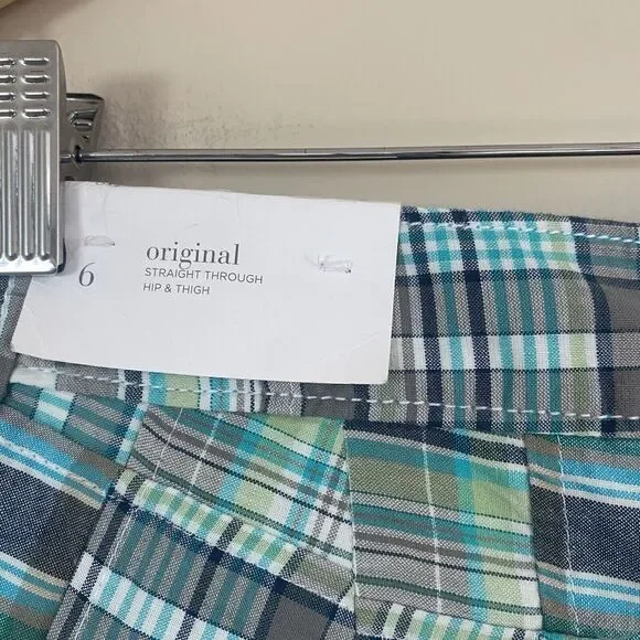 Loft Patch Work Shorts Original Straight Through Hip & Thigh Size 6 Brand New - Picture 6 of 13